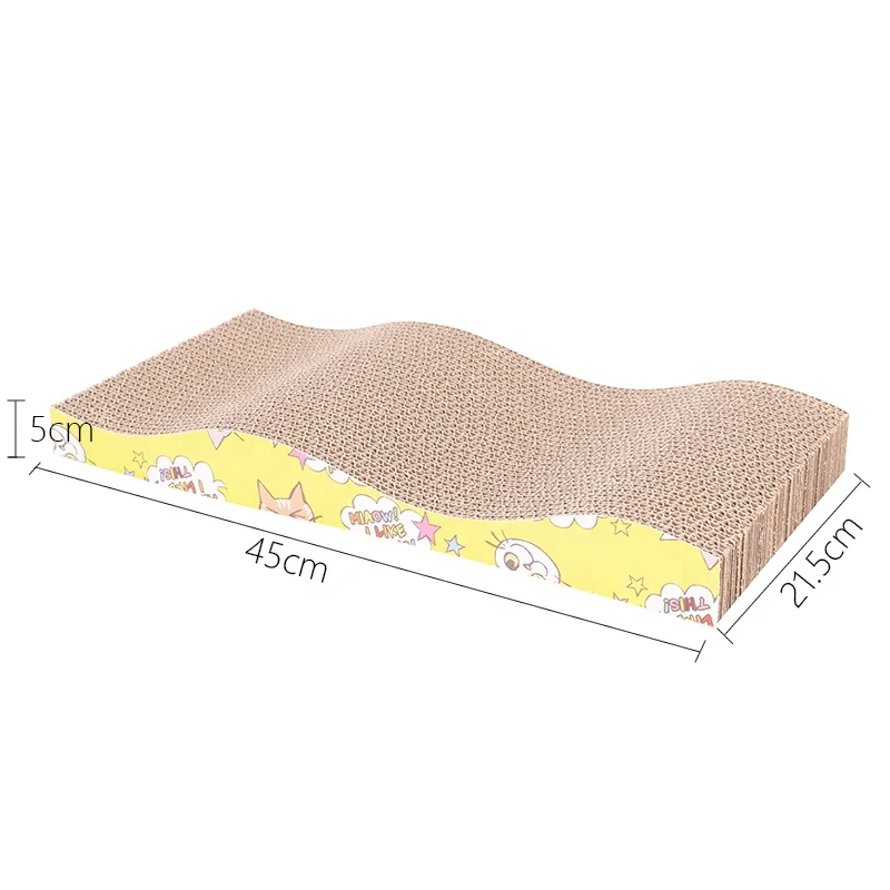 Corrugated Paper Catnip Cat Scratcher Kittens Scratching Board Mat Waved Scratching Post For Cats