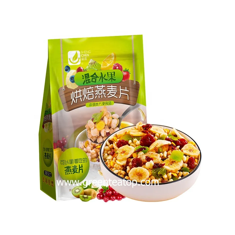 Chinese Hotsale Mixed Fruits Oatmeal for Breakfast / 508g Nutritious Granola Cereal with Dried Fruits