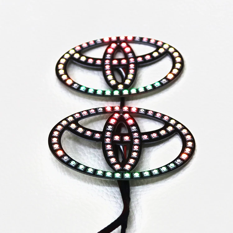 Hot Sale  IP68 Waterproof Car Led Badge Led Light with Toyota Emblem for Chasing Car Logo
