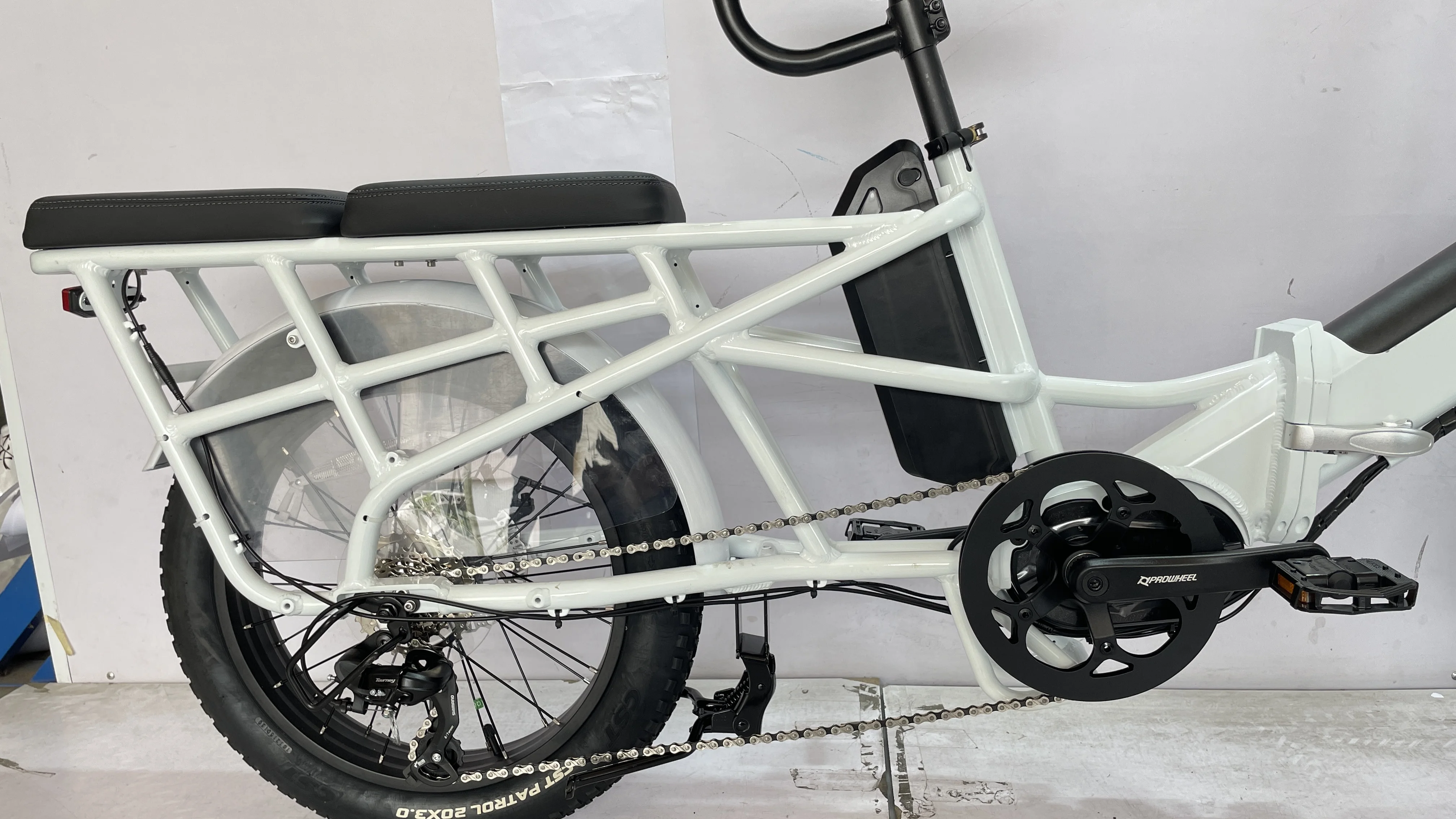 750w Double lithium battery adult ebike electric cargo bike delivery e-bike family bike
