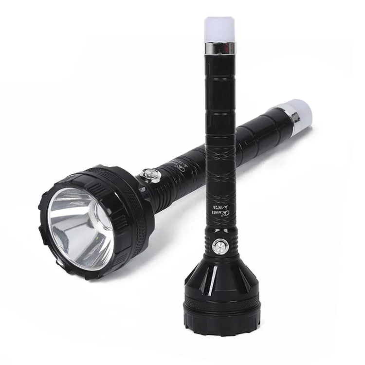 1972A Rechargeable led torch outdoor handheld camping torch high beam flashlight 20w 2400mah led searchlight for hiking