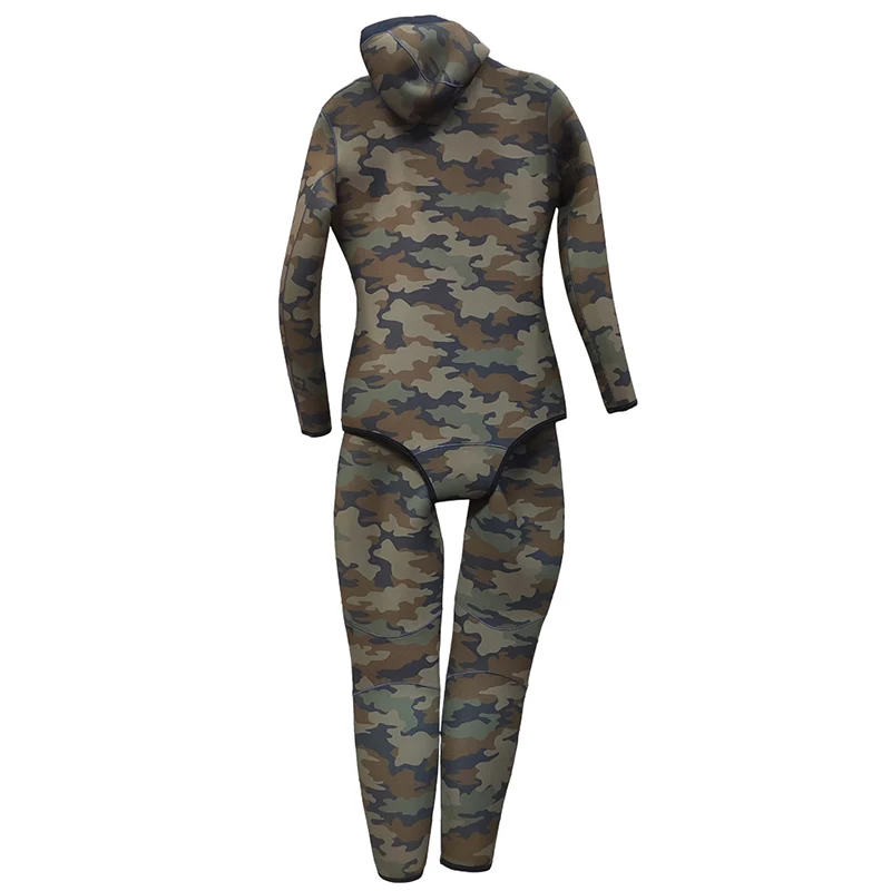 
Open Cell Spearfishing Load Pad Canyoning 7mm Camouflage Camo Dive Hooded Suit 7 Mm Wetsuits 