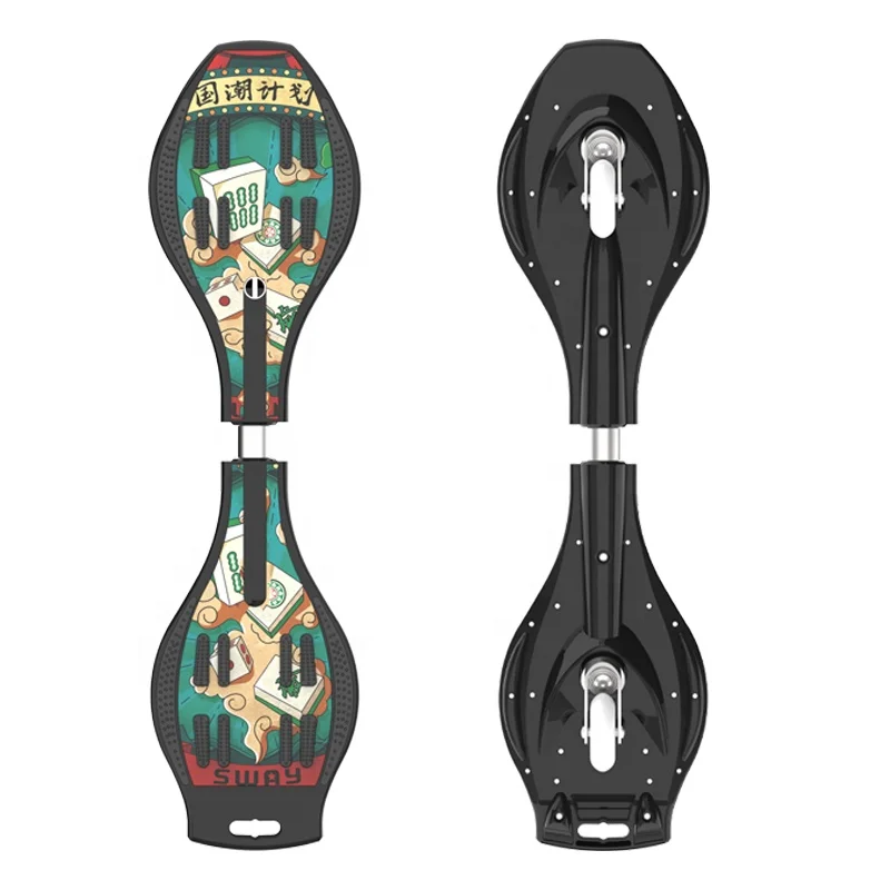 
Высококачественный настраиваемый шаблон двухколесный змеевидный скейтборд для взрослых для детей и лестничная доска для волн для детей 