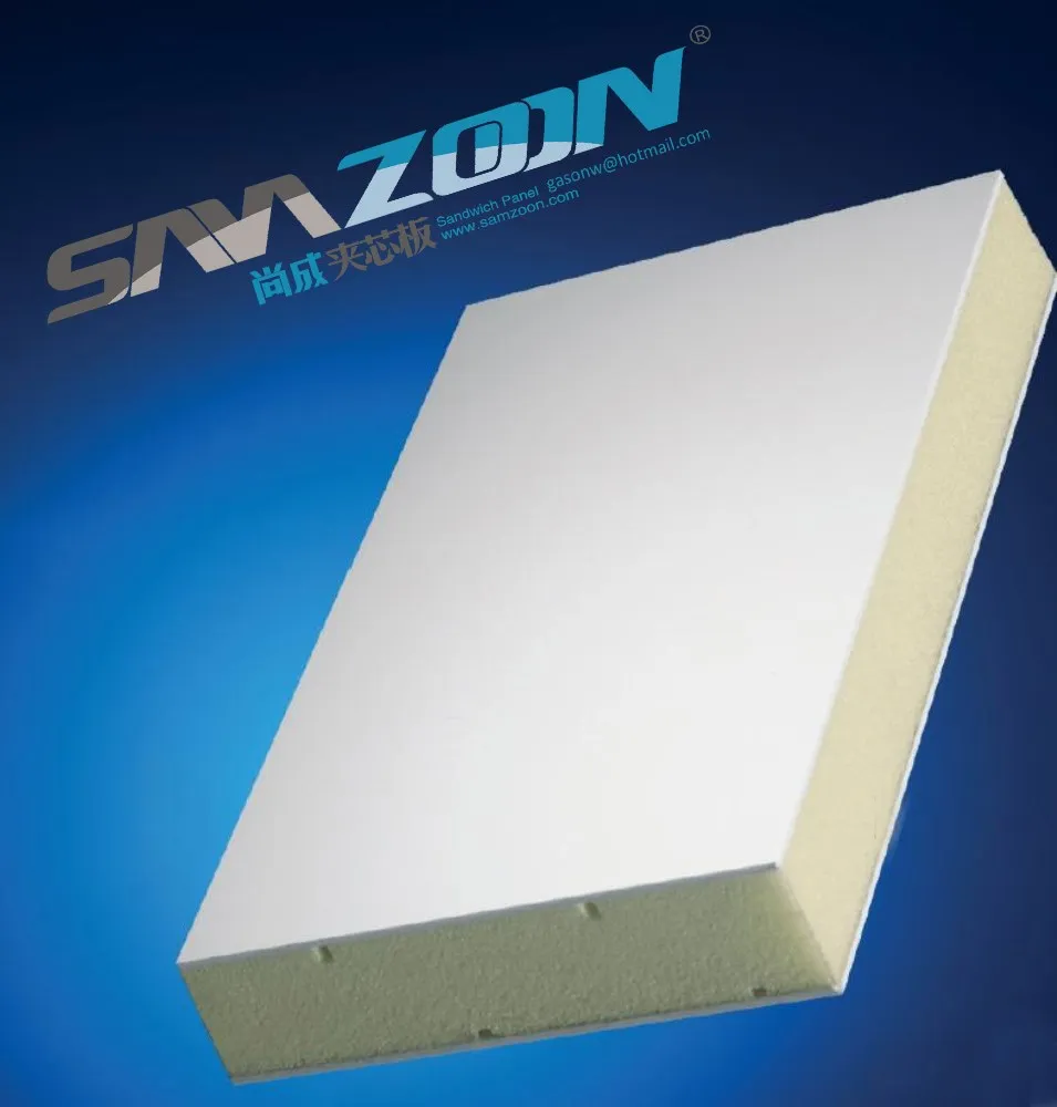 Polyurethane insulation sandwich wall panels external wall insulation fireproof building materials sound insulation