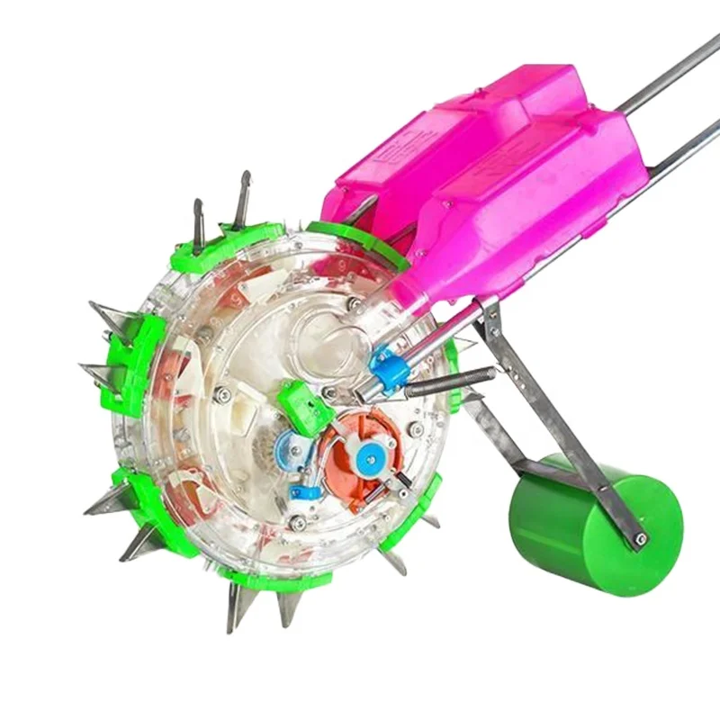 The Factory Sells Easy To Operate Cheap And Fine Hand-Held Roller Sorghum Planters Supporting Single Row Double Row Corn Planter