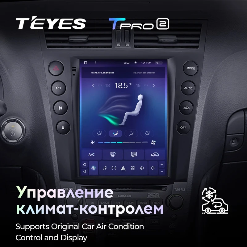 TEYES TPRO 2 Lexus GS300 S190 GS350 GS400 GS430 GS450h GS460 GS 300 III 3 350 400 430 450h 460 2004 - 2011 For Tesla style