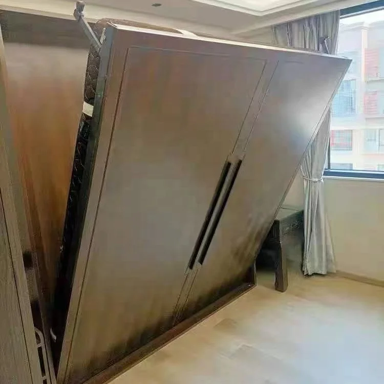 Murphy bed wall entry concealed design multi functional  high quality adjustable manual mattress folding sofa bunk bed