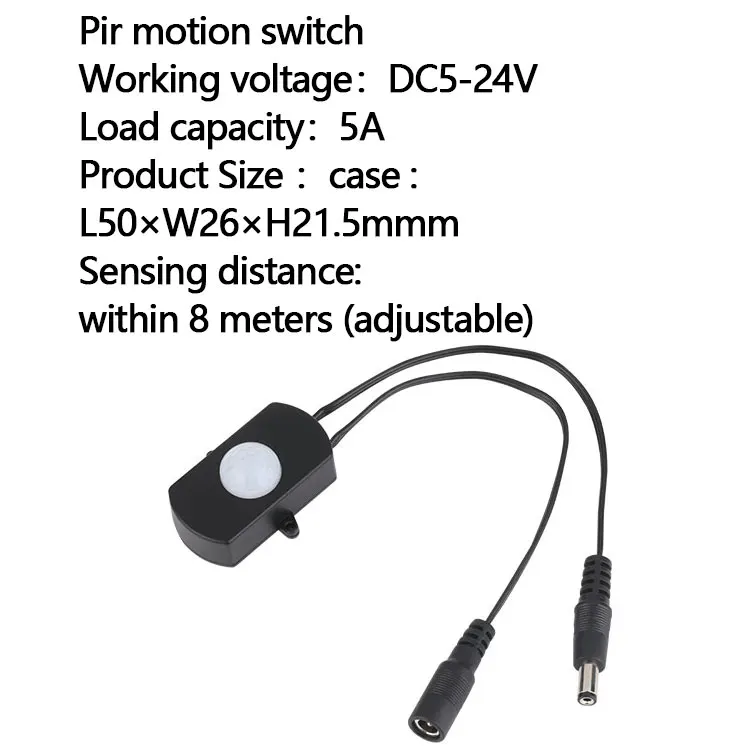 High quality Human Motion Sensor Adjustable Light Switch Sensor