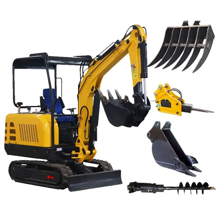 Excavator 1.2 Mower for 1.3 Ton Bobcat Hydraulic Hammer Long Reach Prices Mini