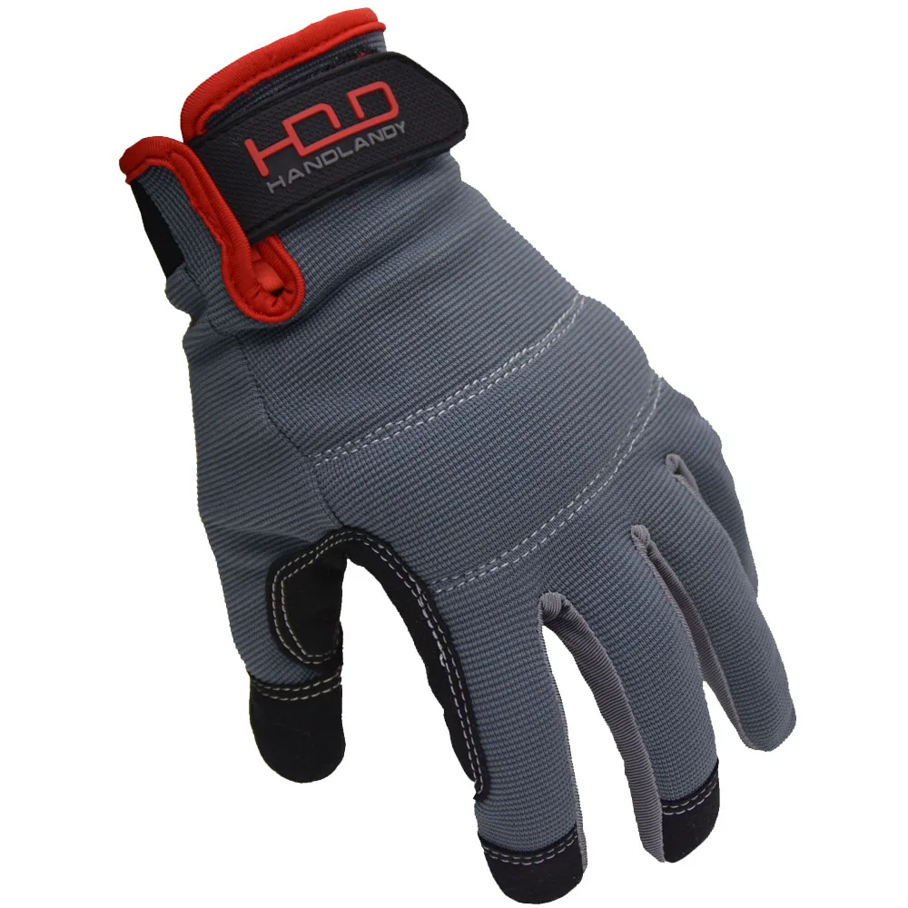 HANDLANDY  mechanic gloves, screen touch gloves, Vibration-Resistant gloves safety HDD5972