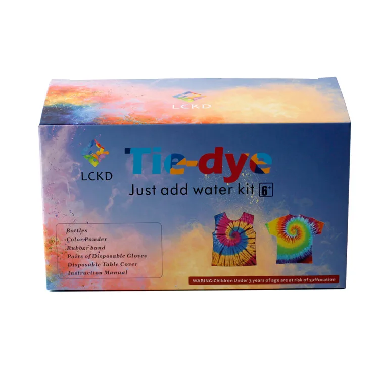 Factory wholesale 26 colors no fading tie dye kit, professional painting tool for  tie dye of fabric in cold water