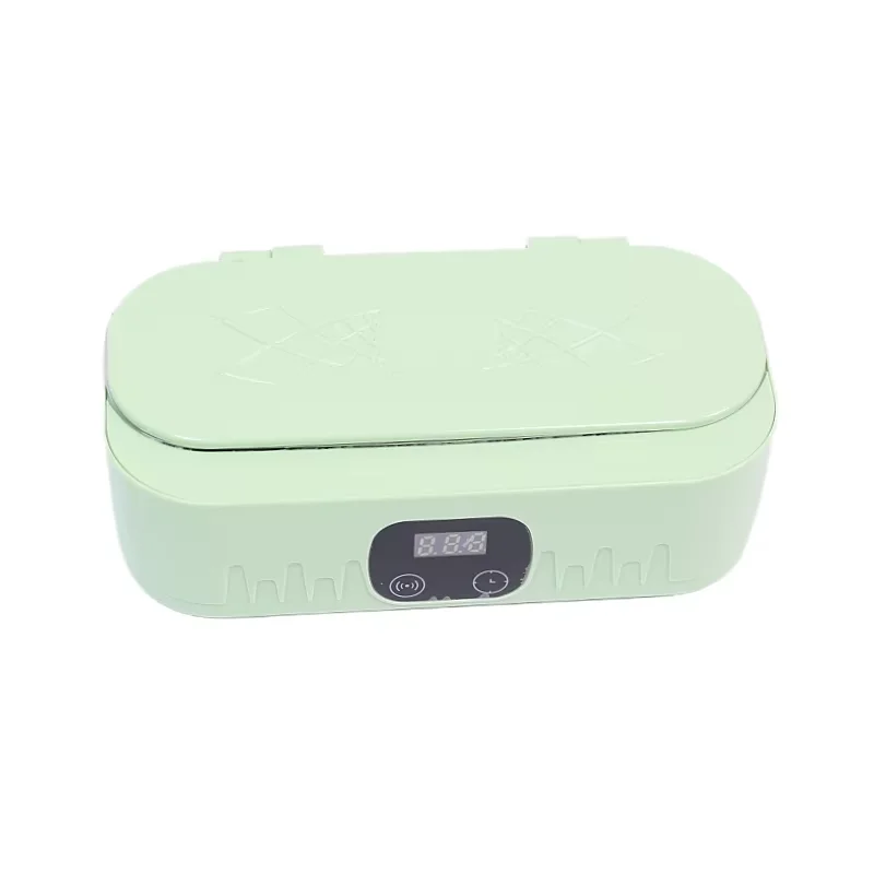 Home Use Portable Electronic Mini High Frequency Digital Ultrasonic Jewelry Cleaner Ultrasonic Glasses Cleaners