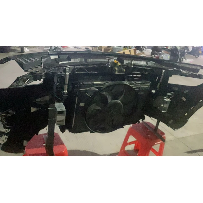 FOR Complete front nose radiator fog light grille mercedes glb 247 bumper accessories