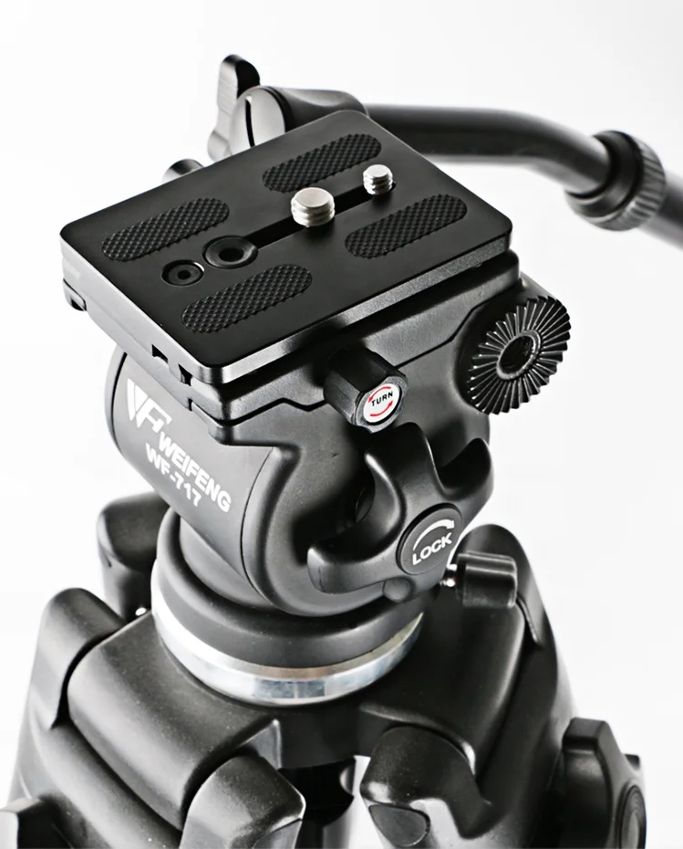 BEXIN tripod camera accessories Aluminum WF 717 Quick Release Board Mount dslr camera Sliding Plate For weifeng Fluid Head