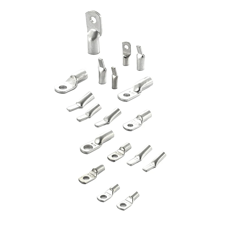 Медные трубчатые клеммы, луженые электрические медные кабельные наконечники, трубчатые клеммы