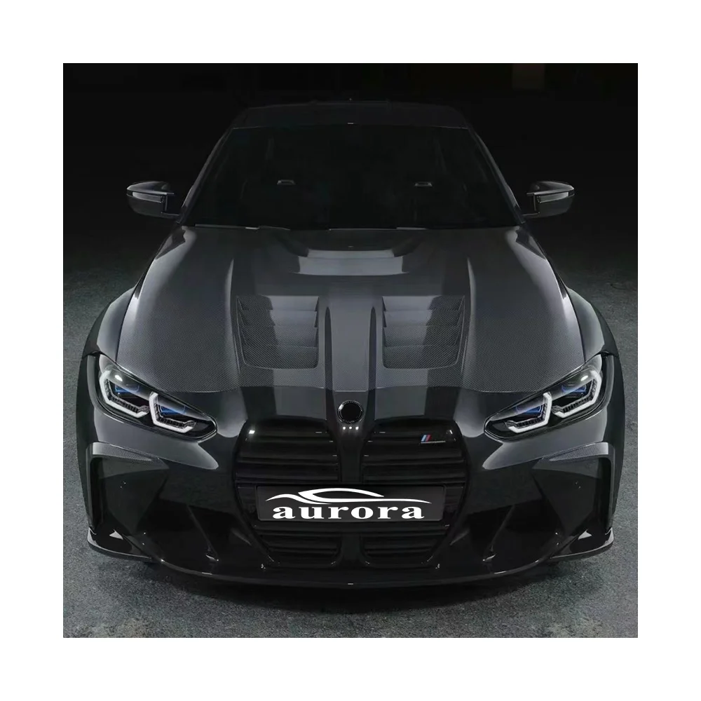 High quality carbon fiber For BMW front engine hood M3/M4 G80/G82 Gpower front engine hood