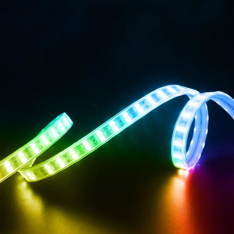 Holiday Light APP 220v Remote Controlled Flexible SMD 5050 RGB LED Smart Home Light Led Strip Light