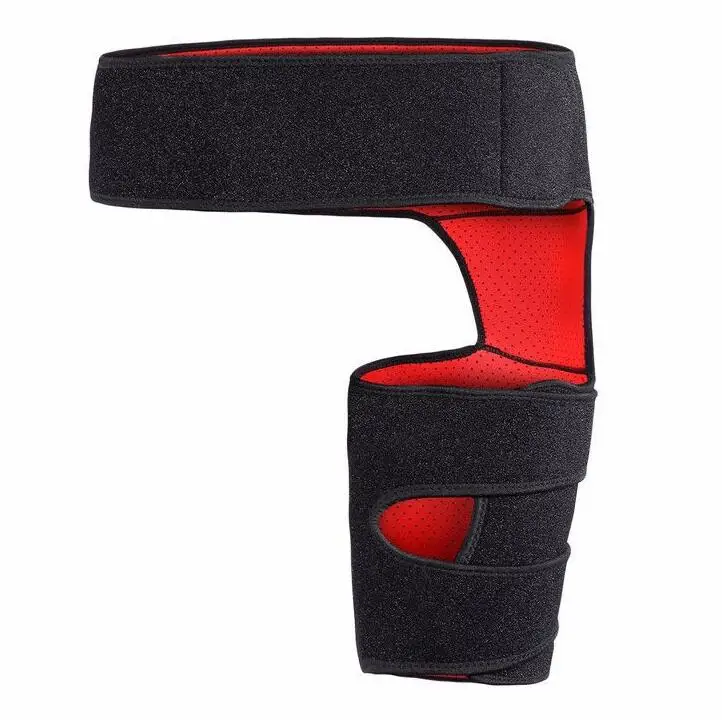 Top quality SBR Neoprene Breathable Groin Wrap Thigh Compression Sleeve Support for Groin Hip Brace Hip Joint Arthritis