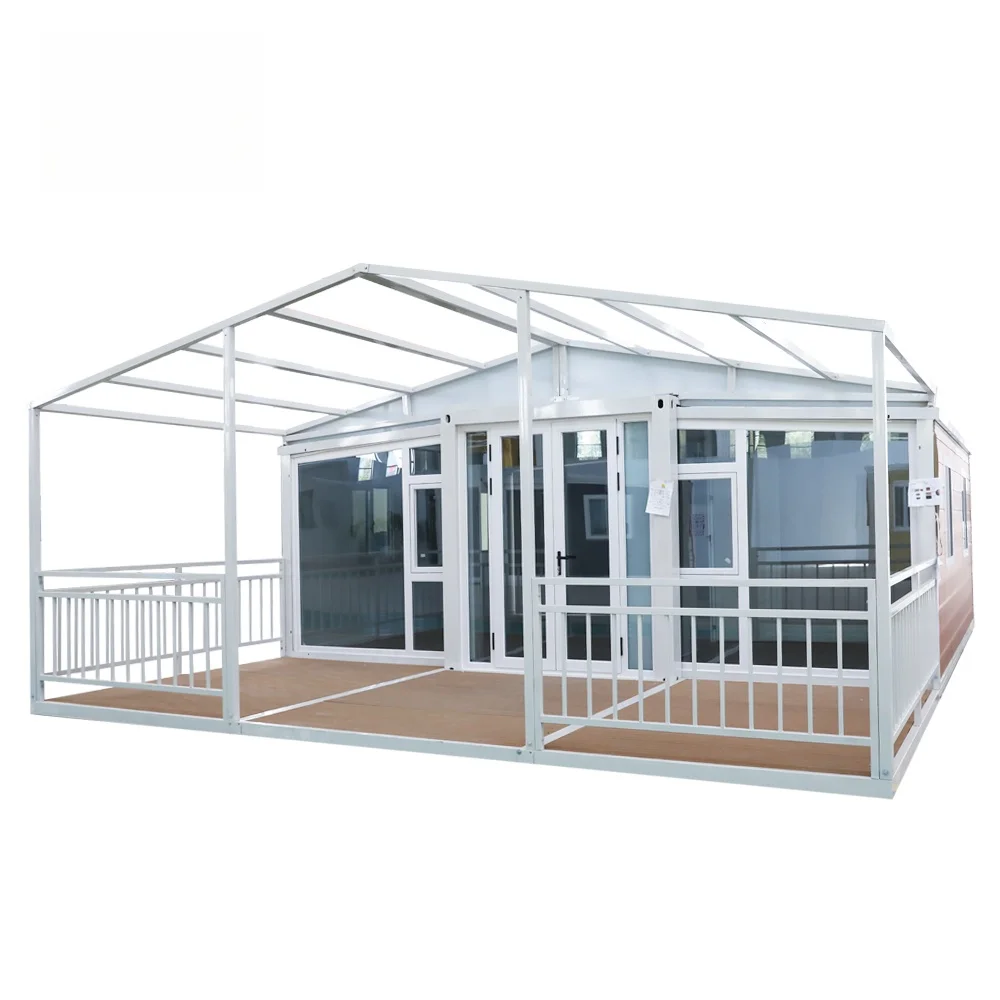 2 Story Foldable Prefabricated Expandable Container House Prefab Solar Prefab Expandable Modular Container House Prefabricated