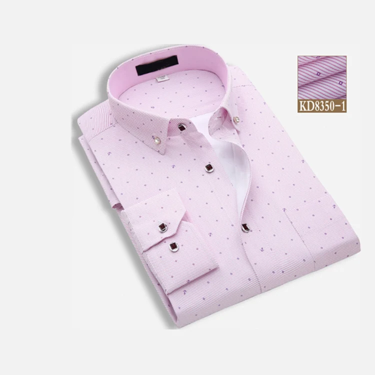 Мужская рубашка из чистого хлопка, белая деловая рубашка с длинным рукавом