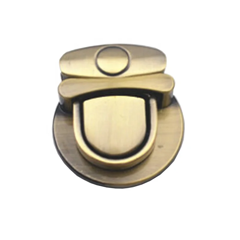 Free Design Lock Metal Hardware Accessories Custom Metal Turn Twist Lock Turn Lock For Handbag