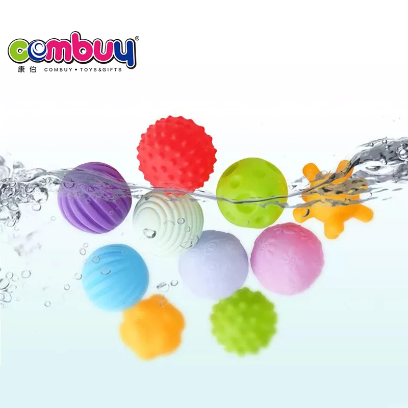 Small Soft Balls Animals Bath Game Squeaky Silicone Baby Toy