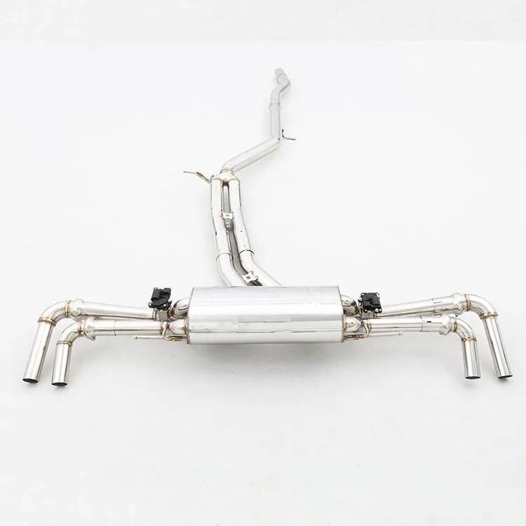 Отличная производительность, громкий звук, пользовательские клапаны Catback, выхлоп для Audi Q8