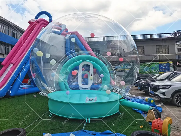 3m 4m Diameter Outdoor Clear Crystal Igloo Dome Tent Inflatable Bubble Tent Room Balloons House For Sale