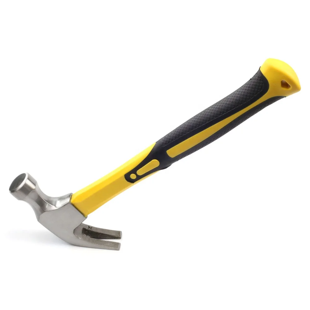 American Type 8oz 16oz 20oz Claw Hammer With Plastic Coated Fiberglass