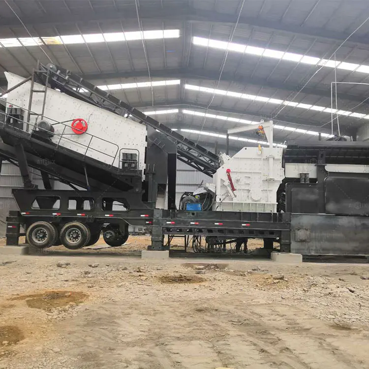 3in 1 Portable Mobile Impact Jaw Rock Stone Crushing and Screening Plant