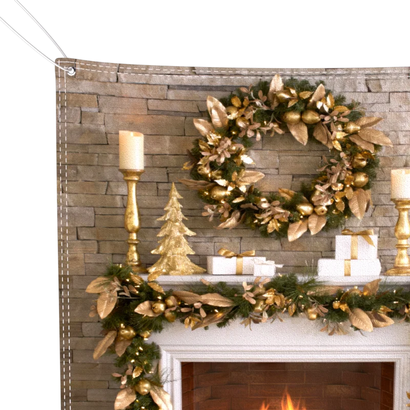 Customized Printed banner Promotional waterproof Advertising Banner backdrop Christmas Photography Background