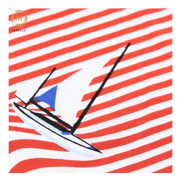 12072 ткань с принтом парусника 100% tencel/lyocell саржевая ткань для женских платьев рубашек растений костюмов