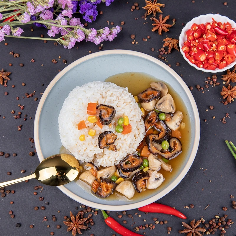 
Spicy seafood quick-frozen fast food made with sea cucumber and abalone 