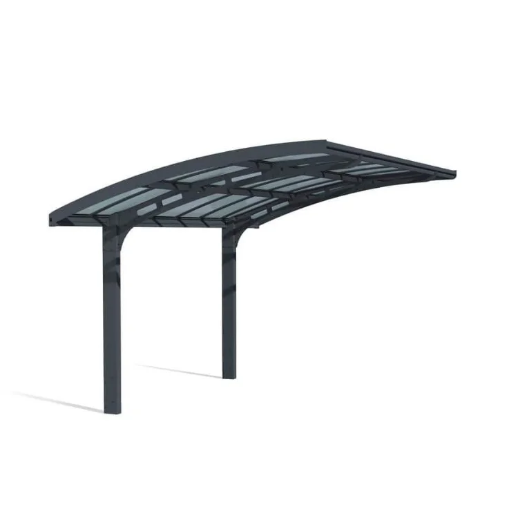 High Quality Sunshade Solid Polycarbonate Ceiling Carport Aluminium Frame Garage Canopy For Outdoor