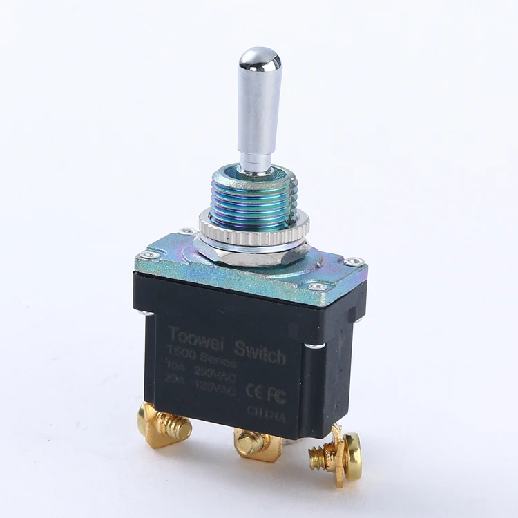 Toowei (on)off(on) miniatute 3 pins screw terminal momentary toggle switch