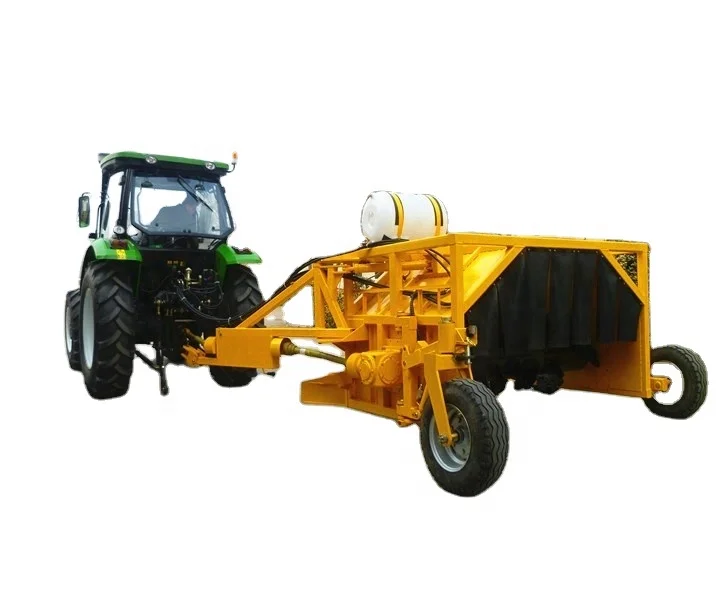 Китайский заводской трактор, буксируемый компостный Тернер, компостирующая машина для навоза, автоматический компост