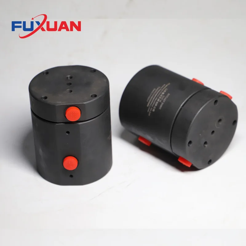 Compact type Oil and gas coolant multi-channel Rotary Union 2 multi-pass rotary joint