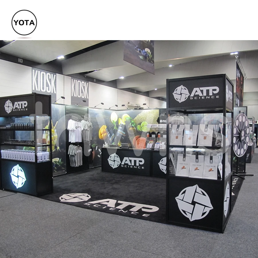 Торговая выставочная стенд ta3e 20x20 дюймов стеллажи с косой