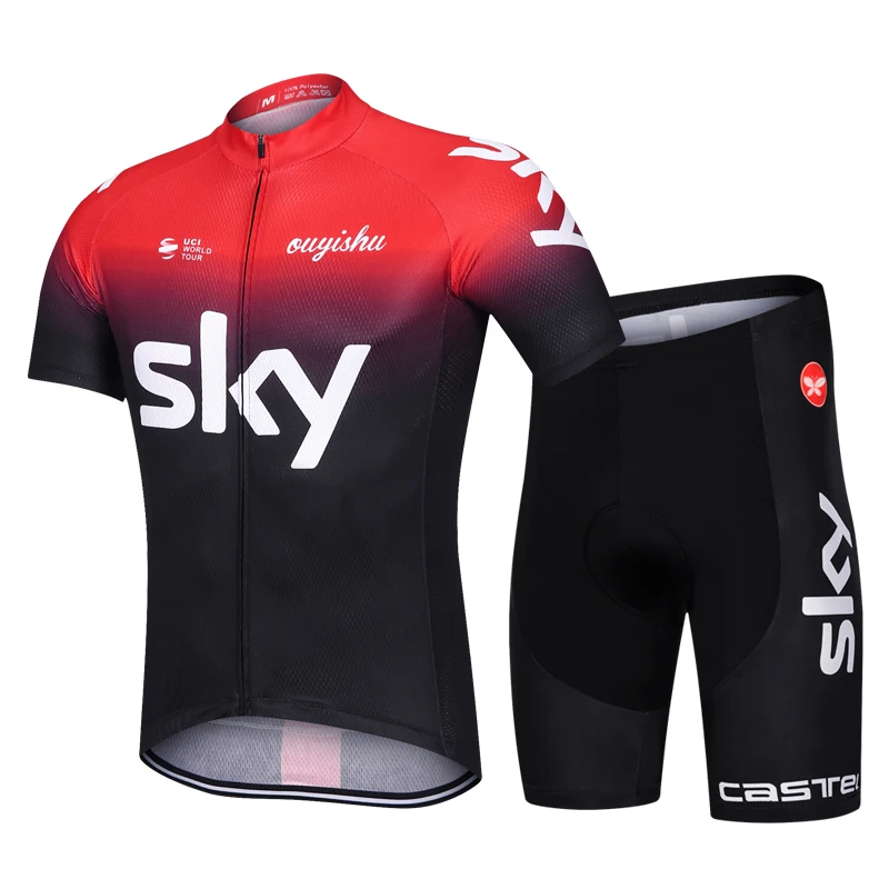 
OEM Manufacturer Pro Biker Jersey Set Custom Support Fashion Pattern Light Weight Bicycle Clothing Wear 