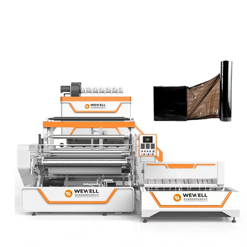 3 Layer Cast Stretch Film Manufacturing Machine PE PET Stretch Film Production Machine PVC Film Extruder Machine