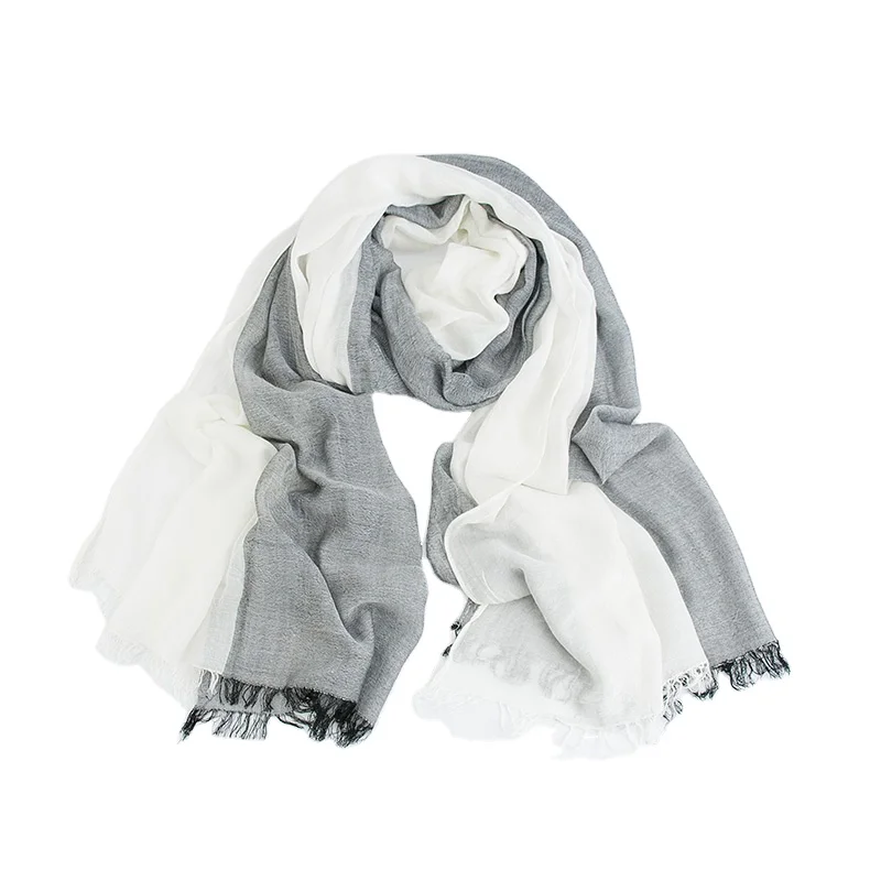 Fashion design viscose cotton wholesale square scarves