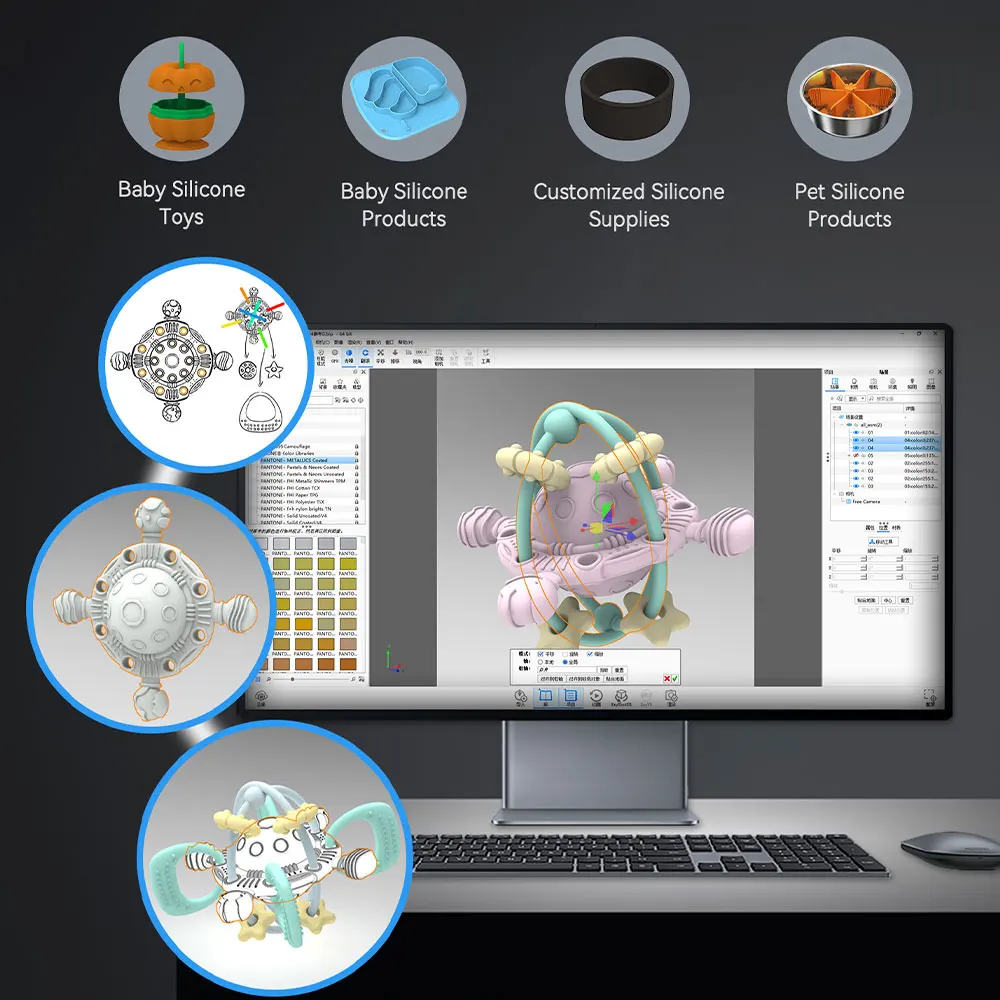 Baby Gift Bebe Silicone Teething Toys Crochet Rattle Tv Remote Control Teether For Babies