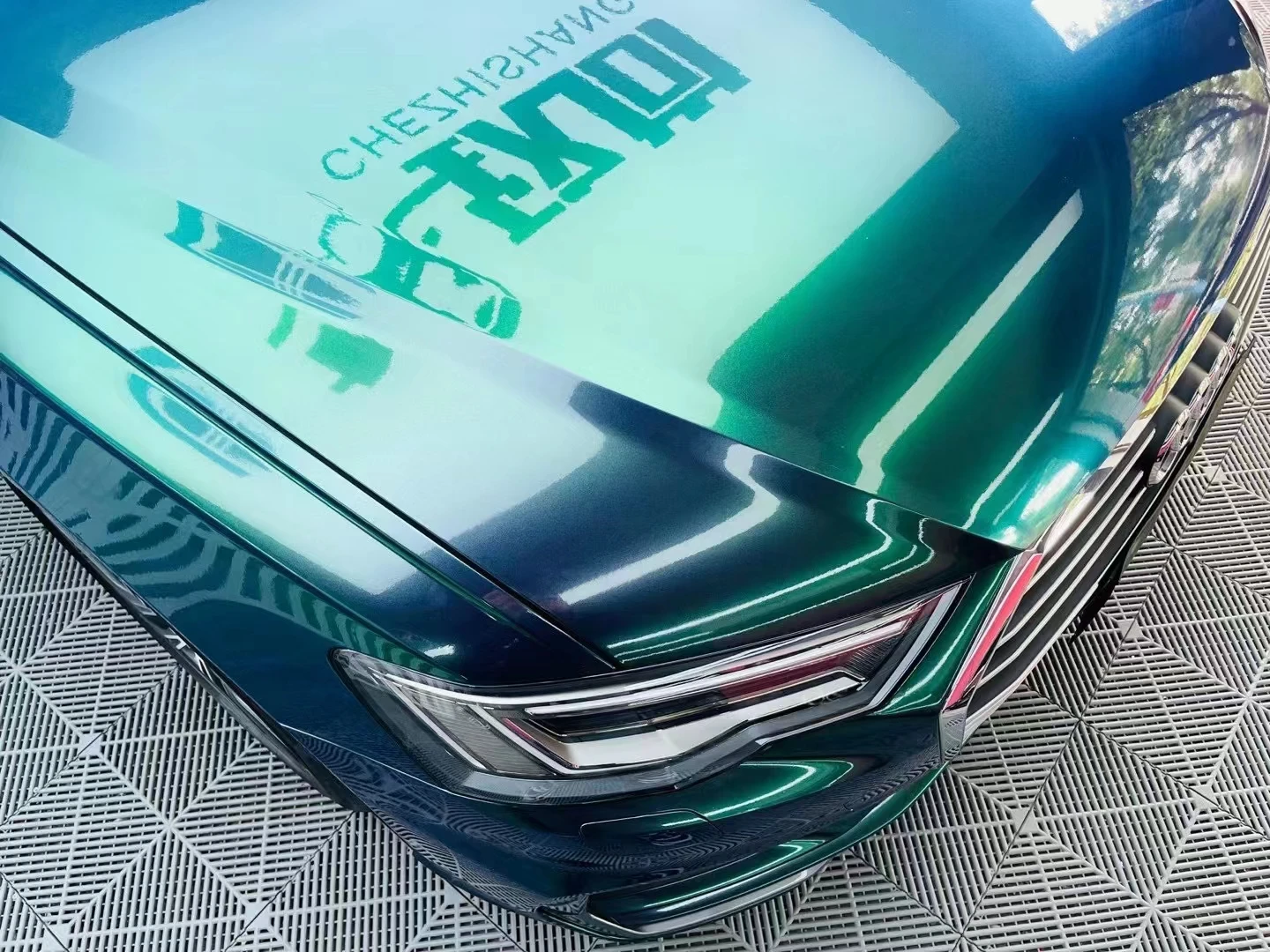 Auto Accessory Car Film Wrap Glossy Chameleon Colored Full Body Car Reflective Sticker High Gloss Multicolor Pearl Film