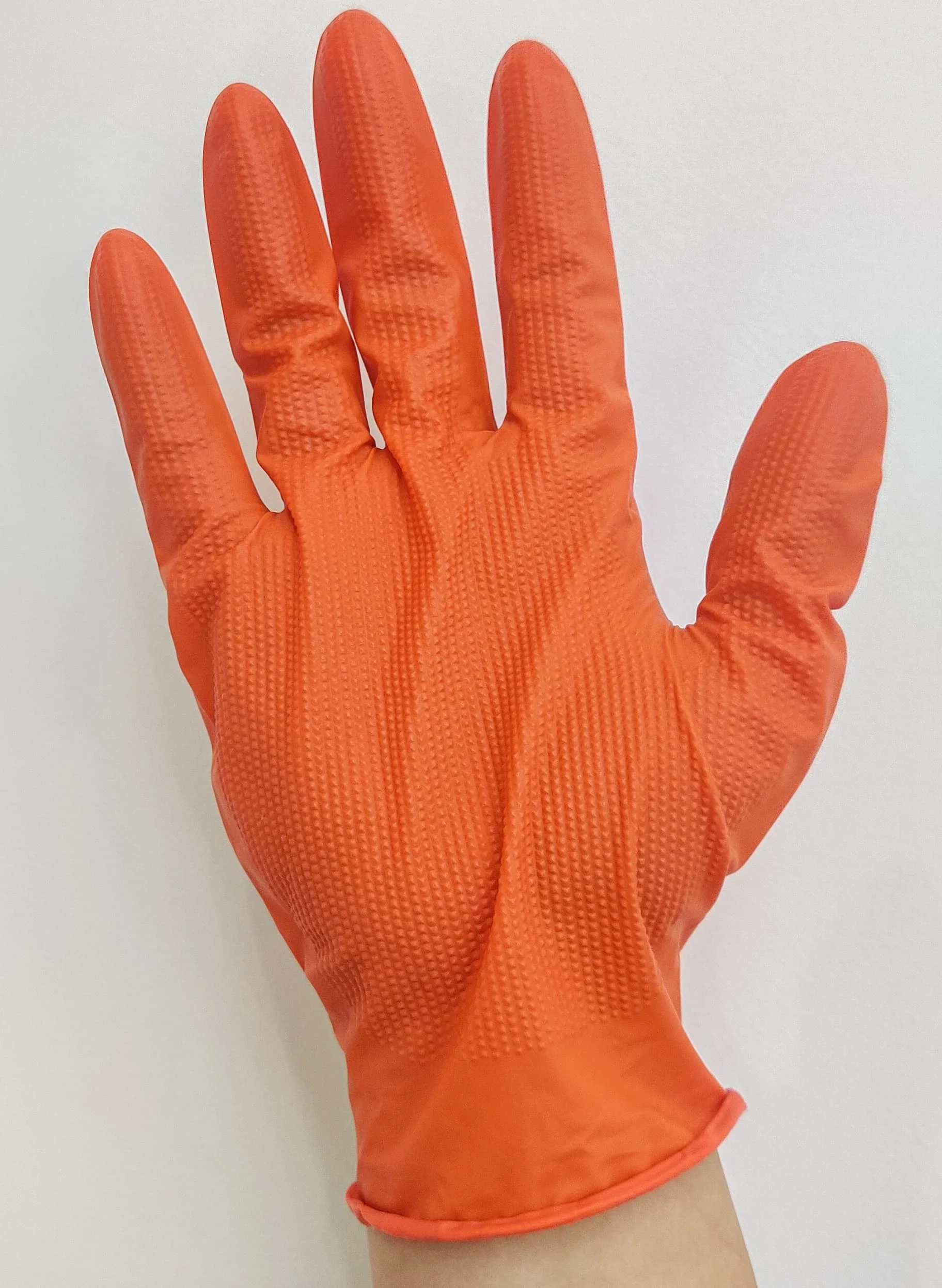 White Black Powder Free Disposable Latex Gloves