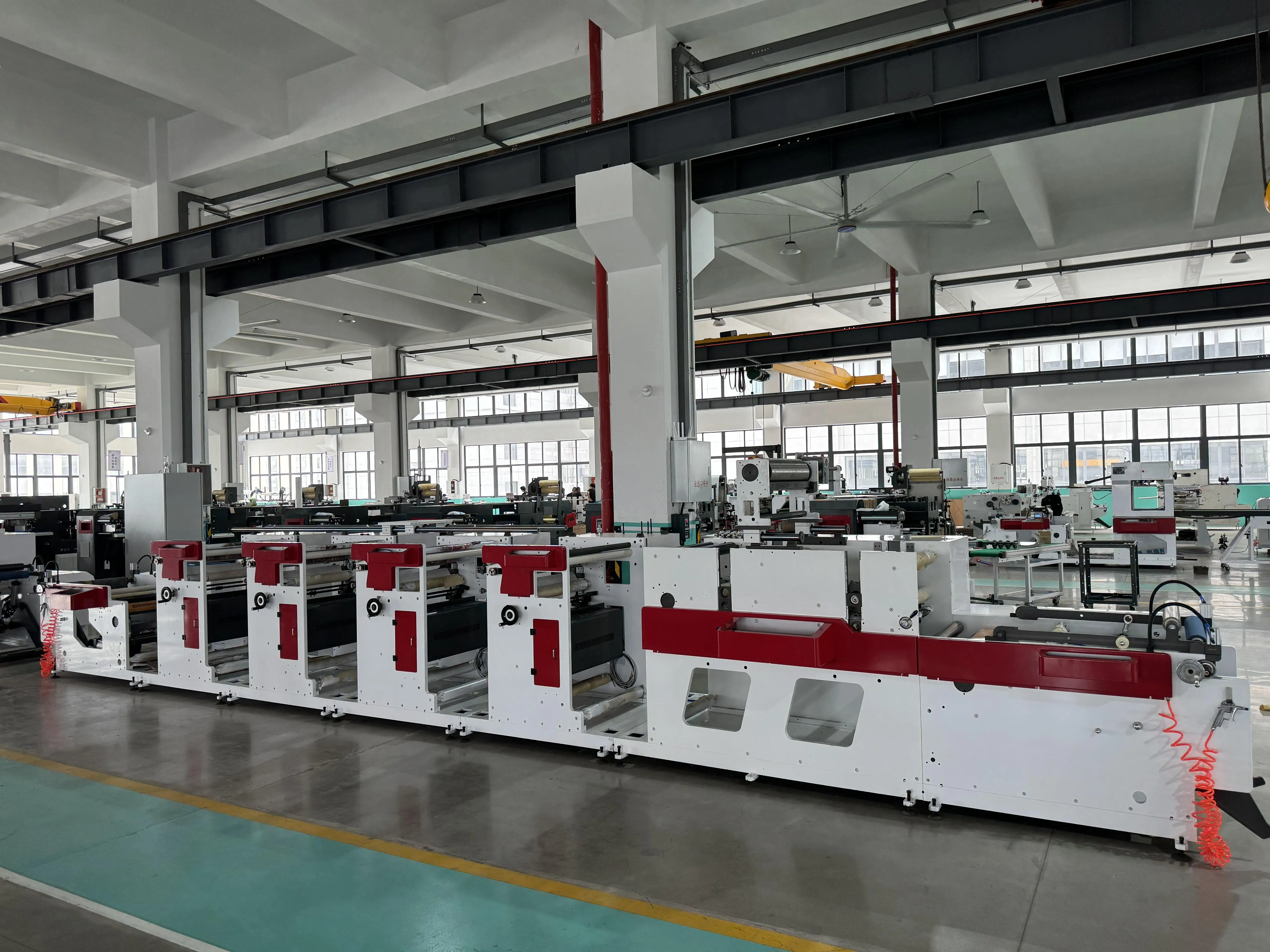 Sticker Label Hologram Holographic Adhesive Thermal Foil Pvc Label Printing Machine Roll Sticker Printer and Die Cutting Machine