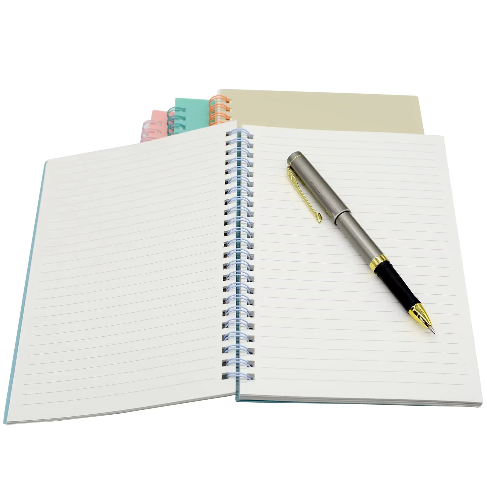 A5 diary spiral notebook customizable wholesale custom logo design kraft paper school for students