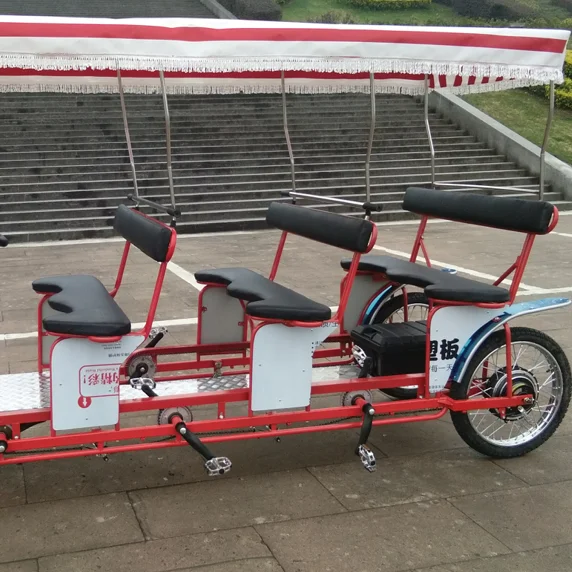 CLASSIC DELUXE SIGHTSEEING RENTAL 6seater  FUN  QUADRICYCLE  SURREY BIKE