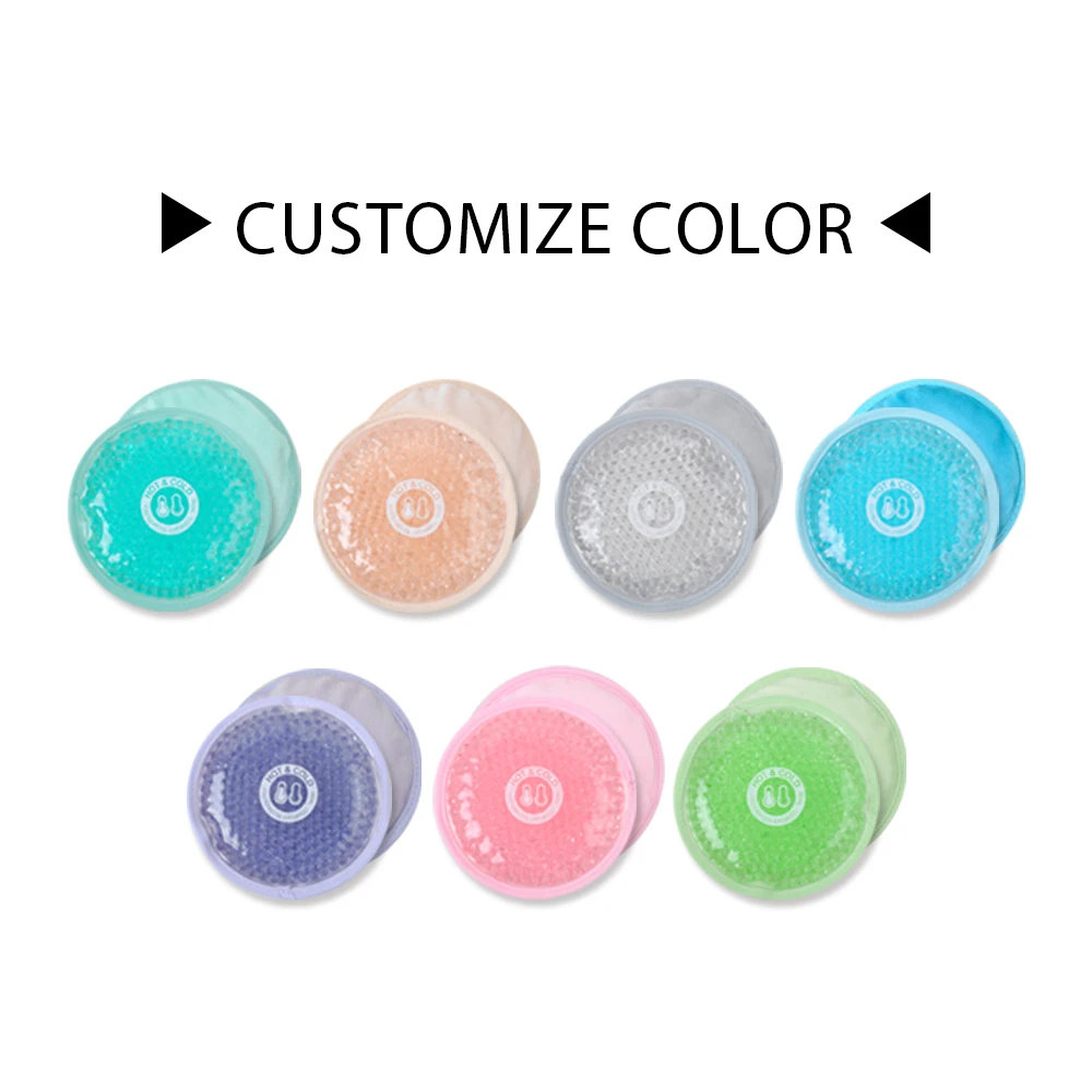 
Reusable sport injury round beads shape gel ice pack for physical therapy 