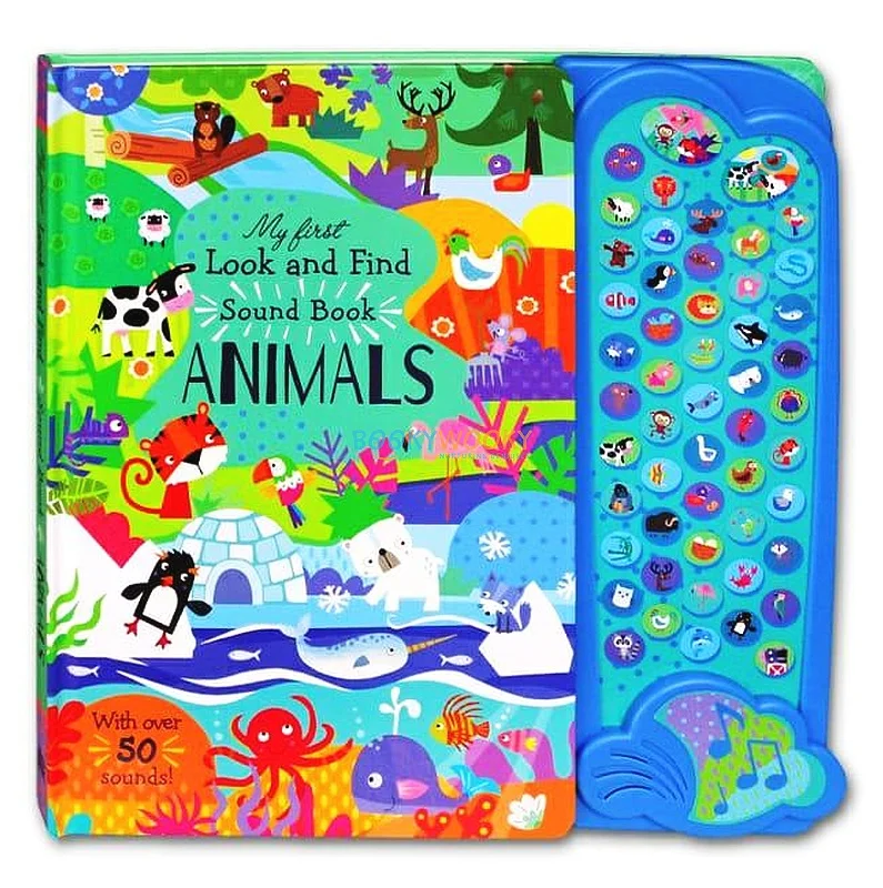 OEM interactive magic educational sound musical activity books for kids with music sound novelty toy