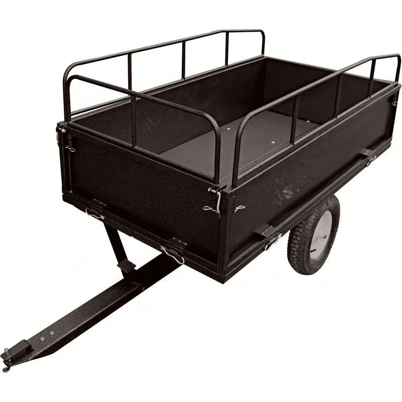 ATV quad trailer or garden lawn mower trailer